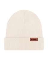 Strick Beanie BOB mit Dreßler Patch geklappt