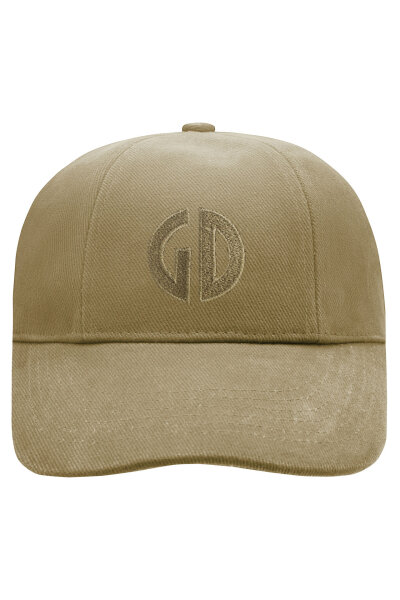 Turned 6 Panel Cap Laminated Dark Khaki One Size