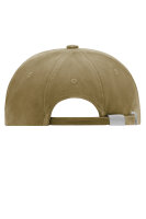 Turned 6 Panel Cap Laminated Dark Khaki One Size